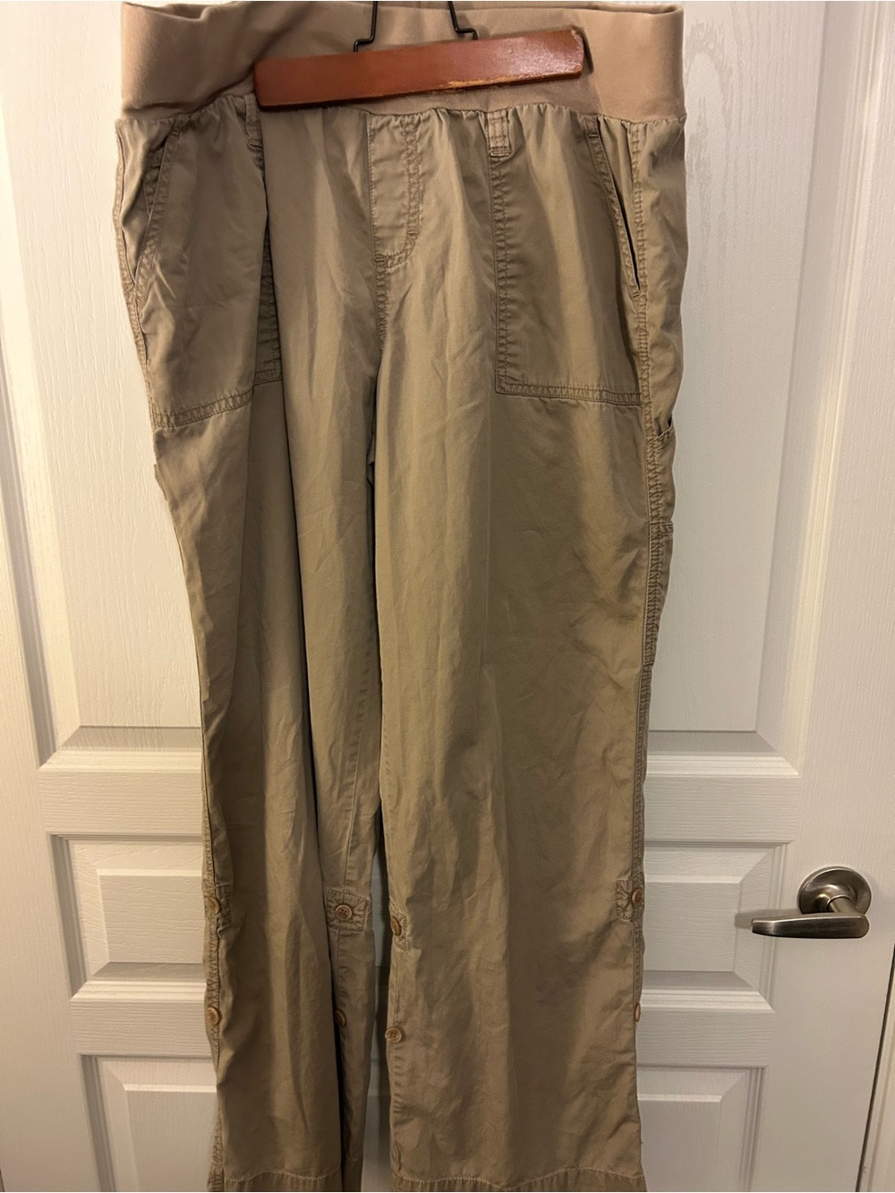 Motherhood Khaki Cargo Pants size M